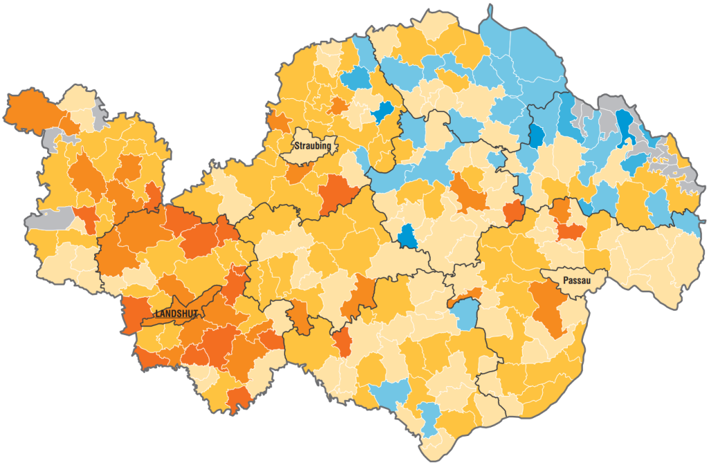 Bevölkerungsentwicklung in Niederbayern